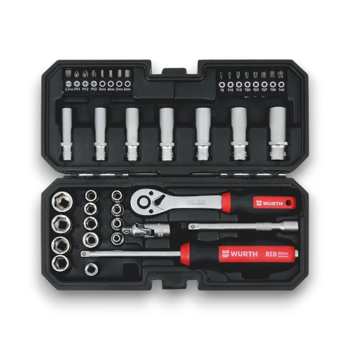WURTH -1/4 INCH SOCKET SET 40 PIECE