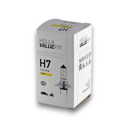 HELLA H7 HEADLIGHT BULB- 12V 55W